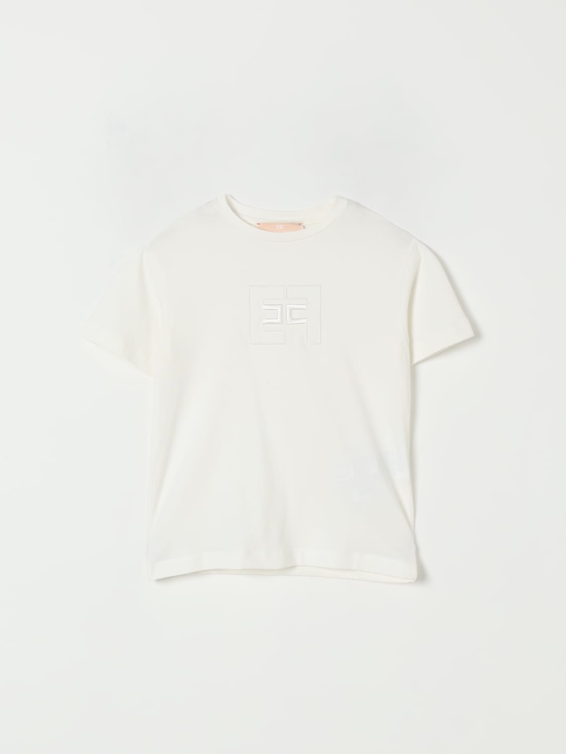 ELISABETTA FRANCHI LA MIA BAMBINA T-SHIRT: T-shirt kinder Elisabetta Franchi La Mia Bambina, Ivory - Img 1