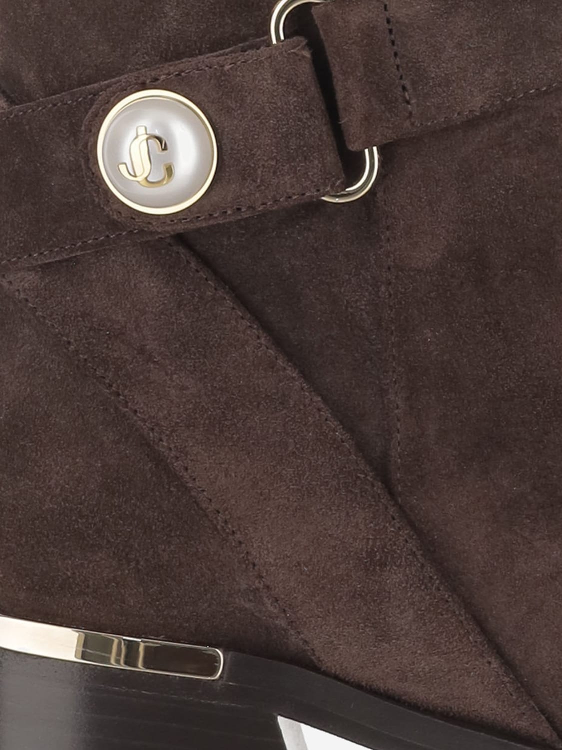 JIMMY CHOO BOOTS: Shoes woman Jimmy Choo, Brown - Img 4