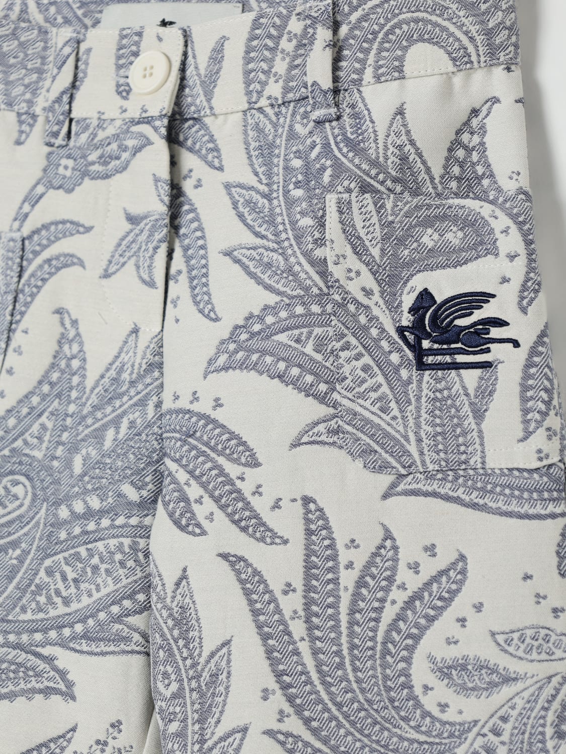 ETRO 裤子: 裤子 儿童 Etro, 奶油黄 - Img 3