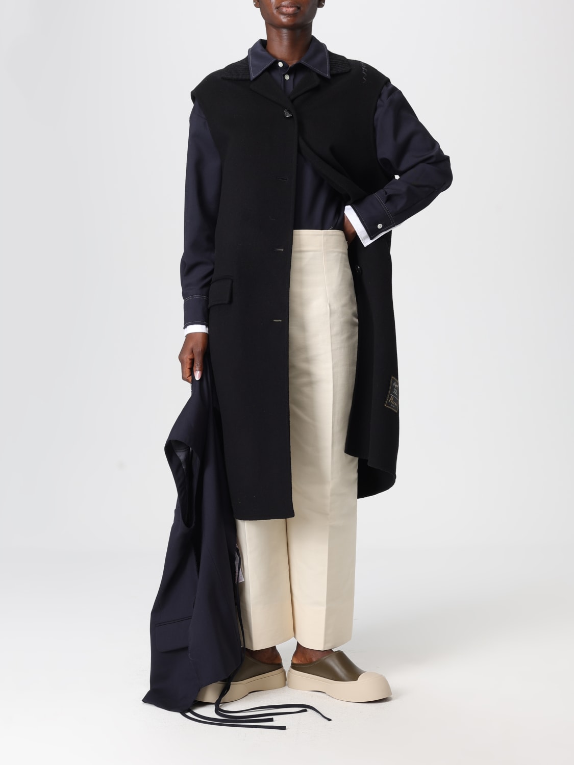 MARNI MANTEL: Jacke damen Marni, Schwarz - Img 2