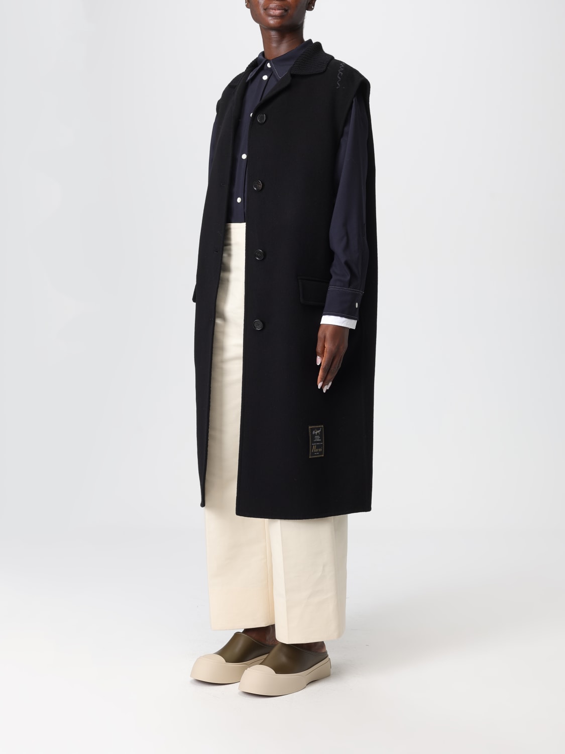 MARNI MANTEL: Jacke damen Marni, Schwarz - Img 4