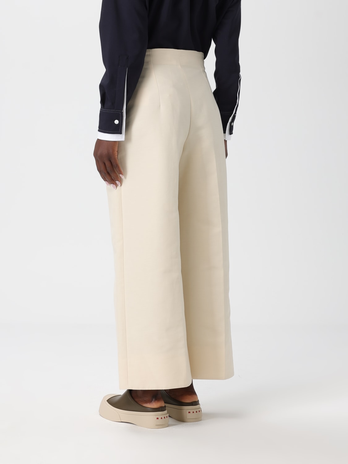 MARNI PANTS: Pants woman Marni, Cream - Img 3