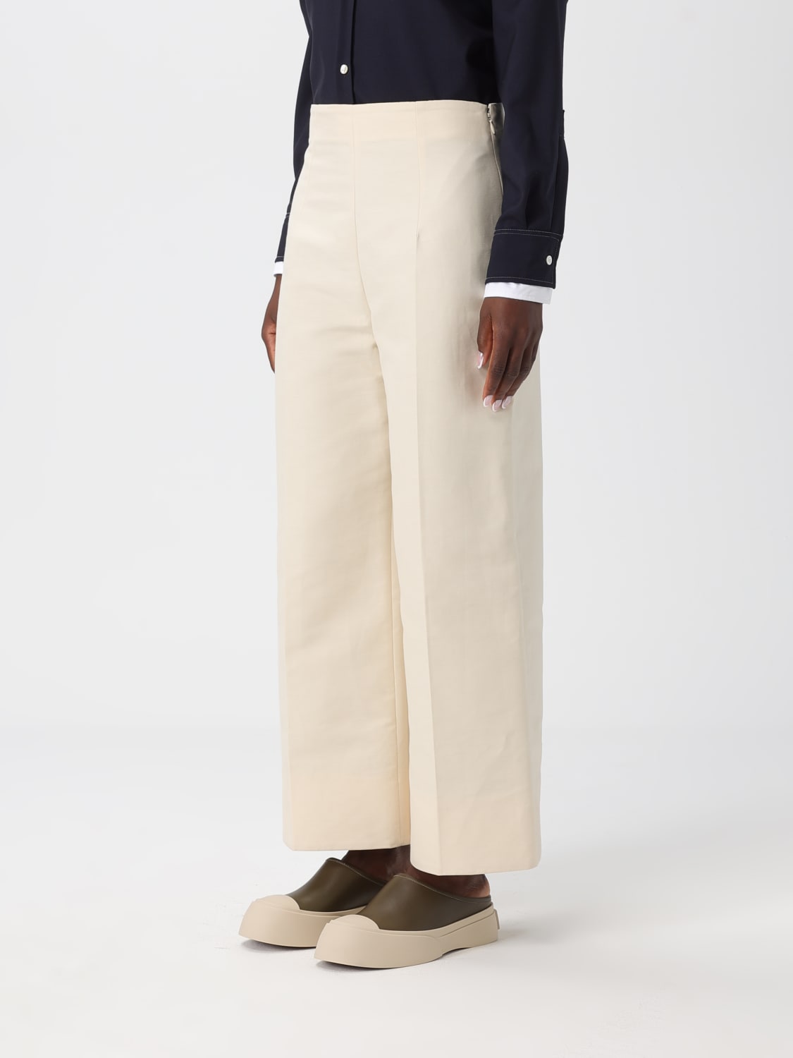 MARNI PANTS: Pants woman Marni, Cream - Img 4