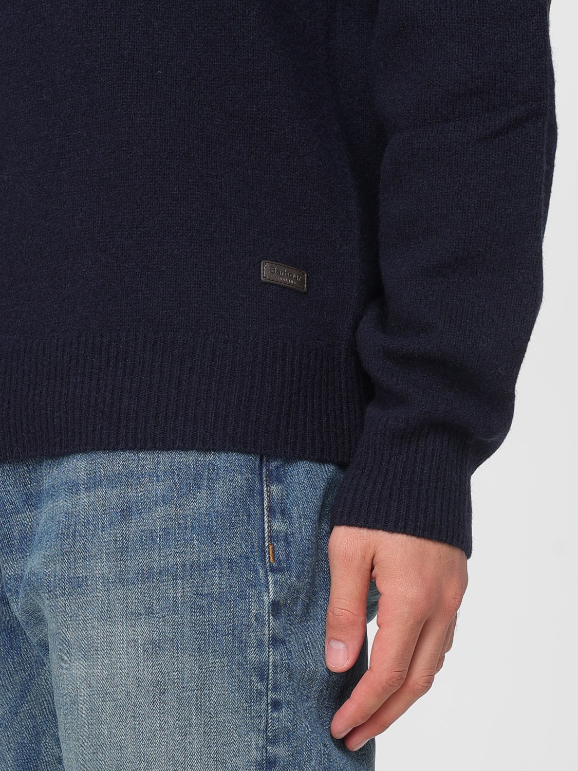 BARBOUR JERSEY: Jersey hombre Barbour, Azul Oscuro - Img 3