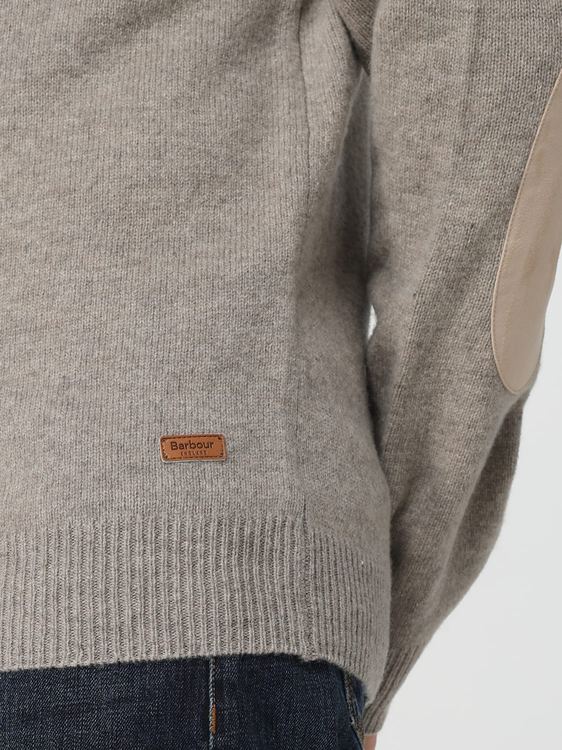 BARBOUR SWEATER: Sweater men Barbour, Grey 1 - Img 3