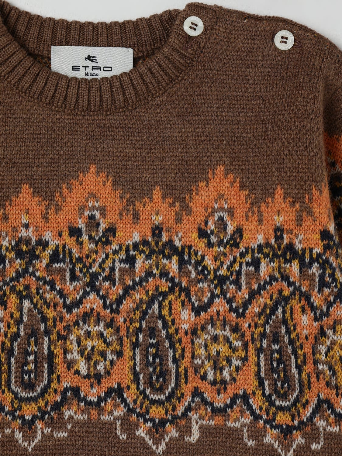 ETRO JERSEY: Jersey niños Etro, Marrón - Img 3