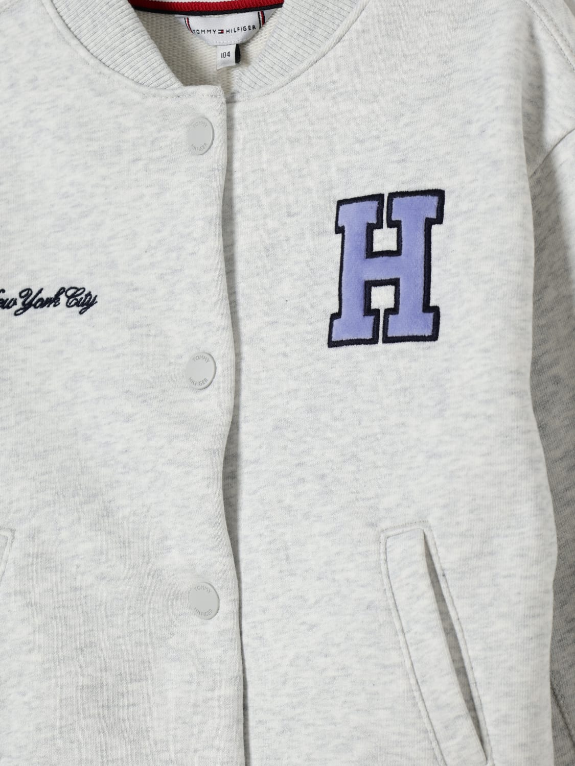 TOMMY HILFIGER CHAQUETA: Jersey niños Tommy Hilfiger, Gris - Img 3