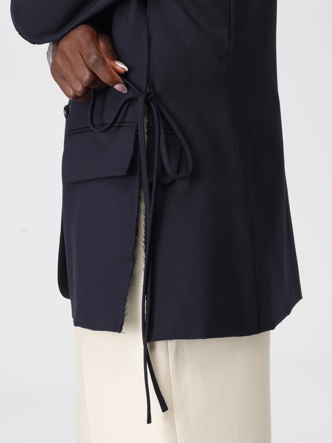 MARNI GILET: Veste femme Marni, Bleu - Img 5