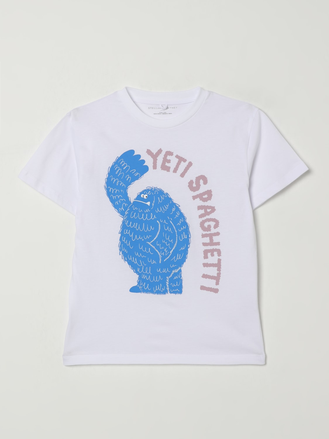 STELLA MCCARTNEY KIDS T-SHIRT: T-shirt Stella McCartney Kids in cotone con stampa , Bianco - Img 1