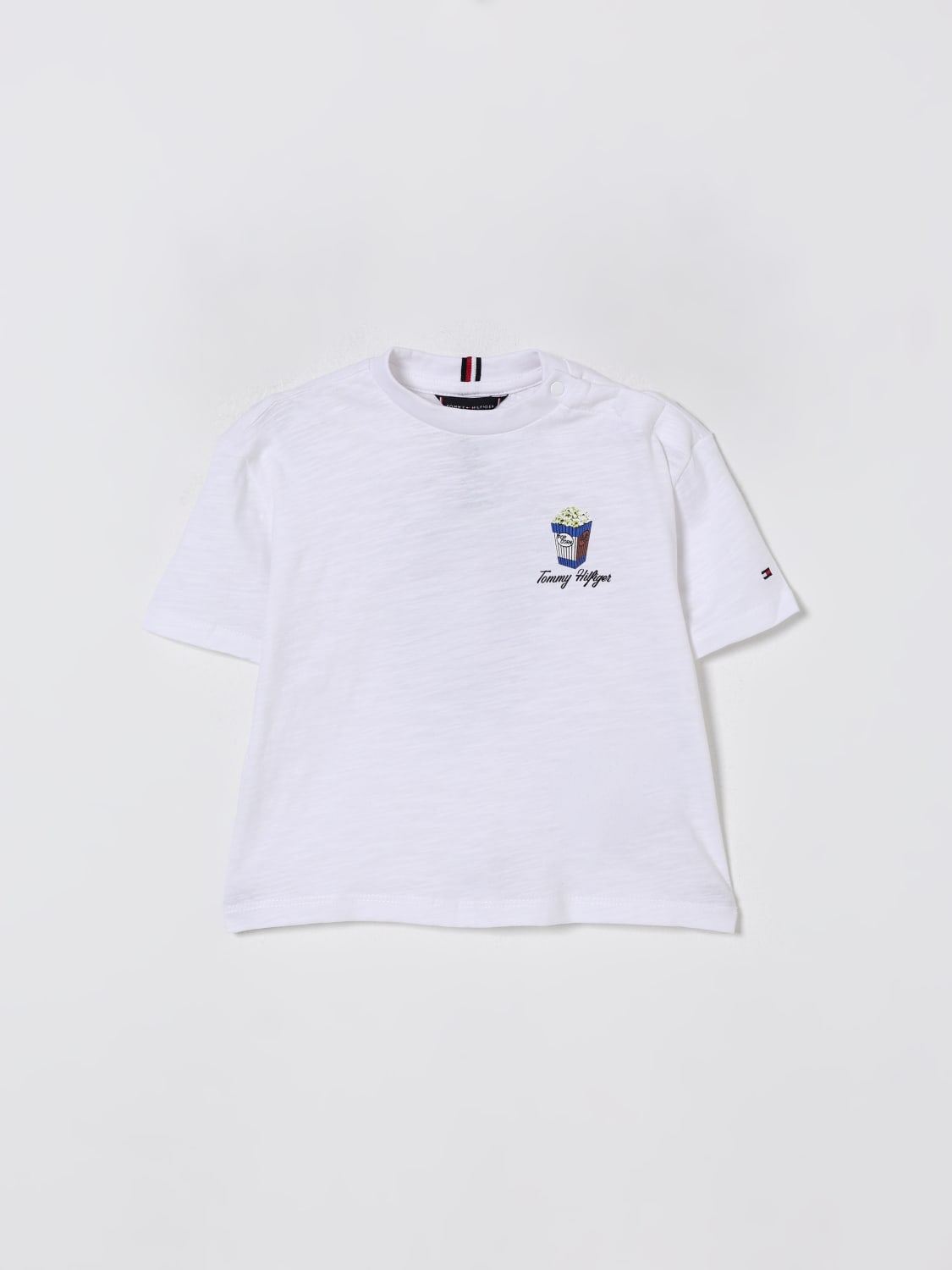 TOMMY HILFIGER T-SHIRT: T-shirt kids Tommy Hilfiger, White - Img 1