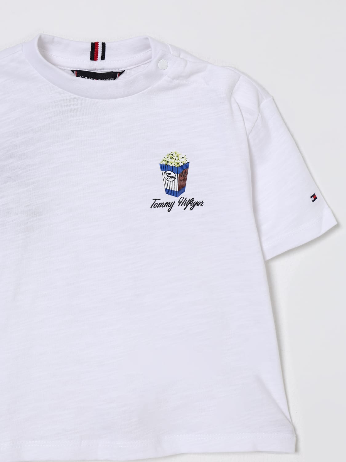 TOMMY HILFIGER T-SHIRT: T-shirt kids Tommy Hilfiger, White - Img 3
