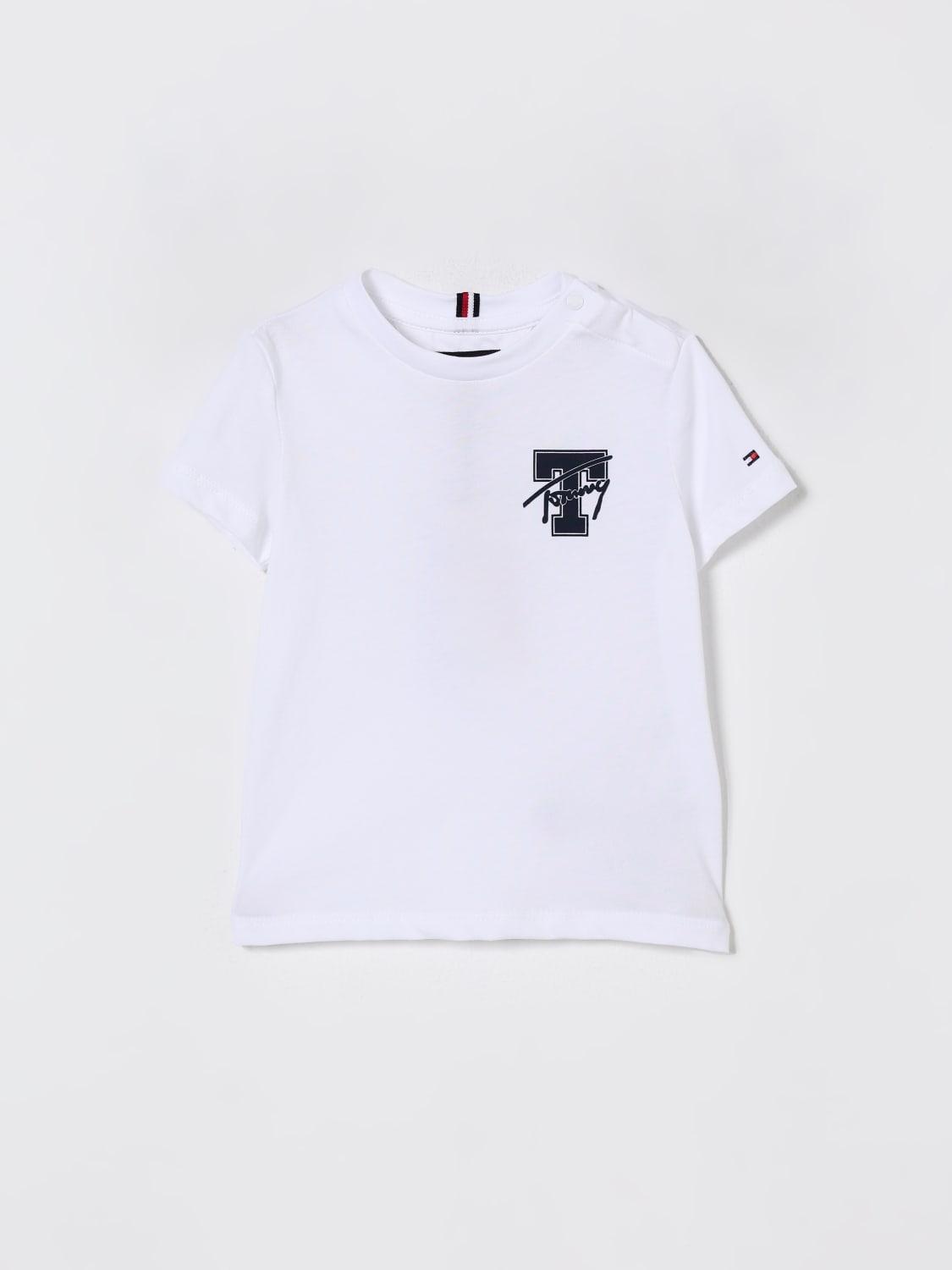 TOMMY HILFIGER T-SHIRT: T-shirt kinder Tommy Hilfiger, Weiß - Img 1