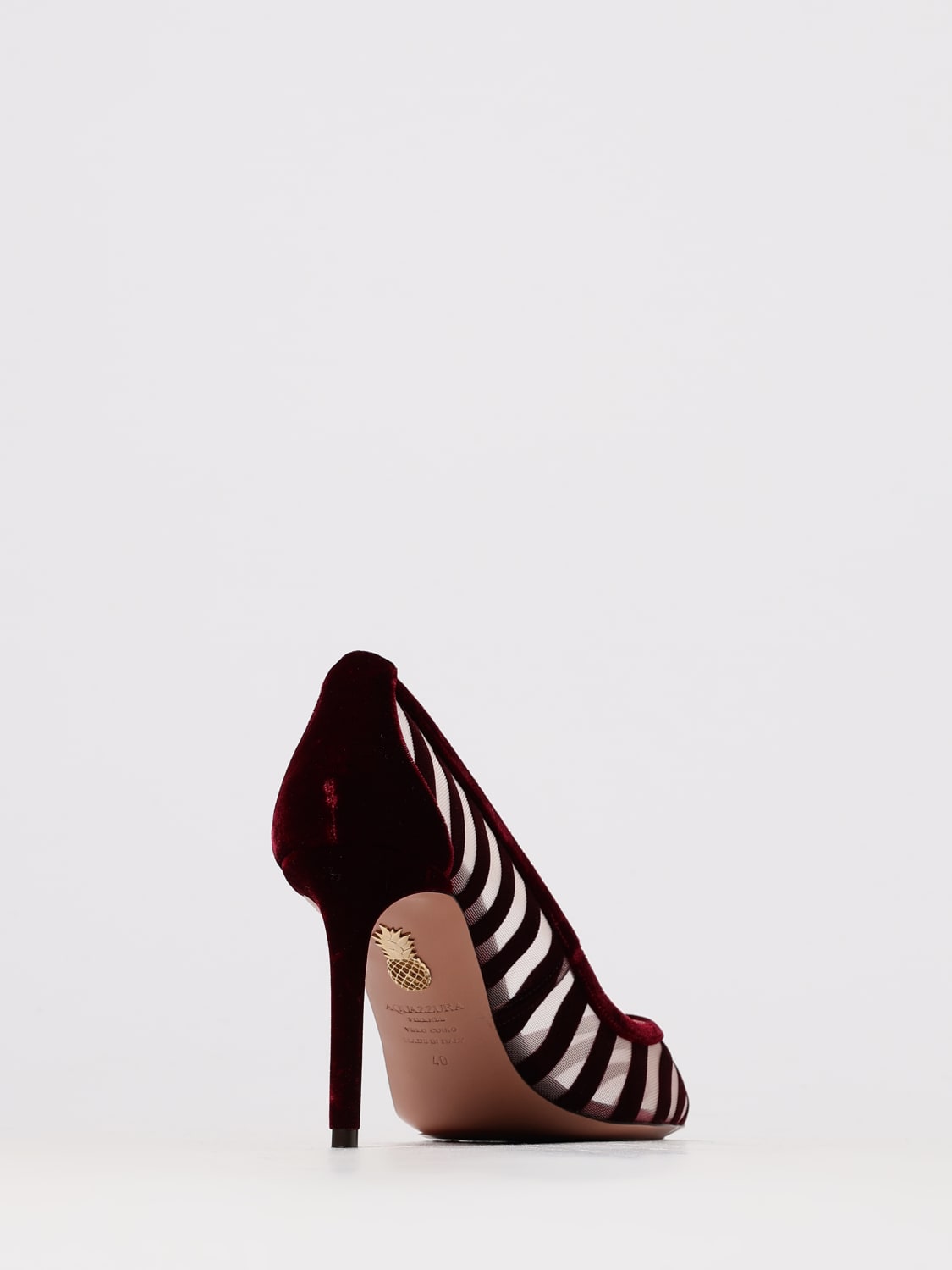 AQUAZZURA PUMP: Shoes woman Aquazzura, Violet - Img 3