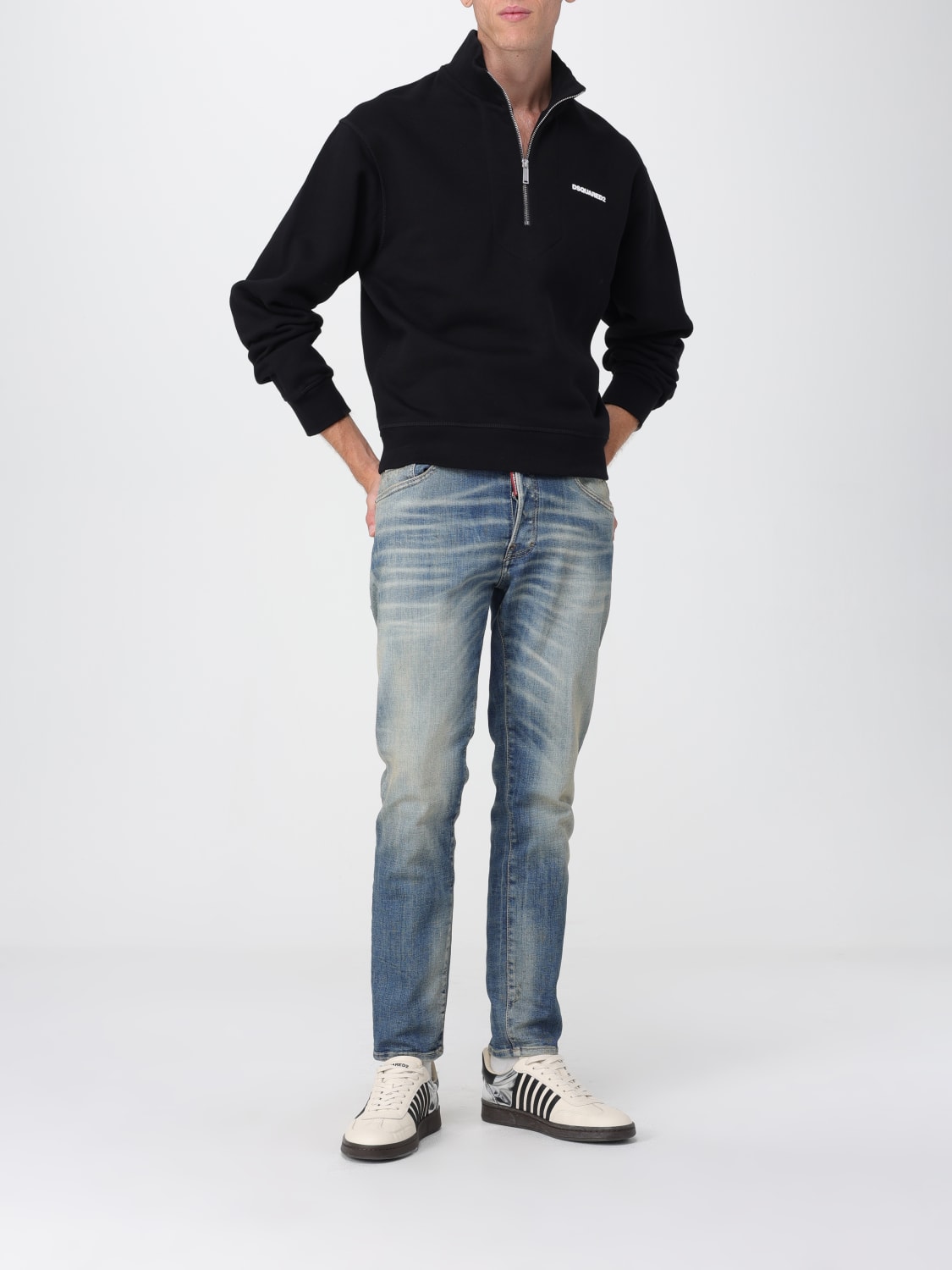 DSQUARED2 SWEATER: Sweater men Dsquared2, Black - Img 2