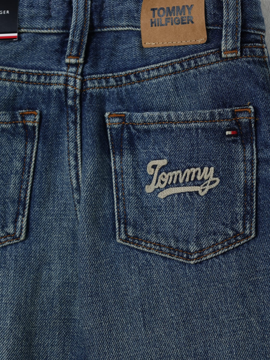 TOMMY HILFIGER JEANS: Vaquero niños Tommy Hilfiger, Cielo - Img 3