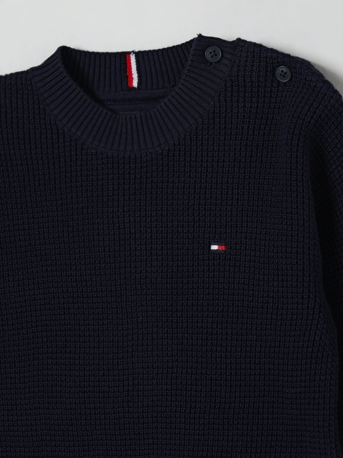 TOMMY HILFIGER SWEATER: Sweater kids Tommy Hilfiger, Blue - Img 3