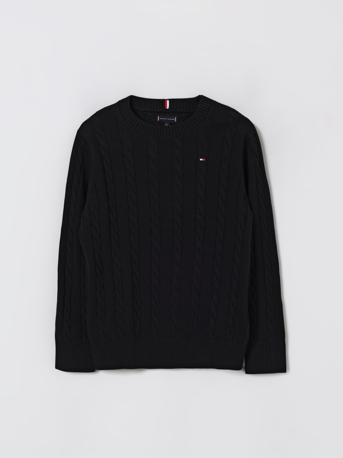 TOMMY HILFIGER PULLOVER: Pullover kinder Tommy Hilfiger, Schwarz - Img 1