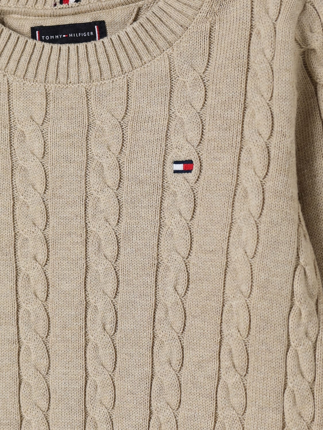 TOMMY HILFIGER JERSEY: Jersey niños Tommy Hilfiger, Beige - Img 3