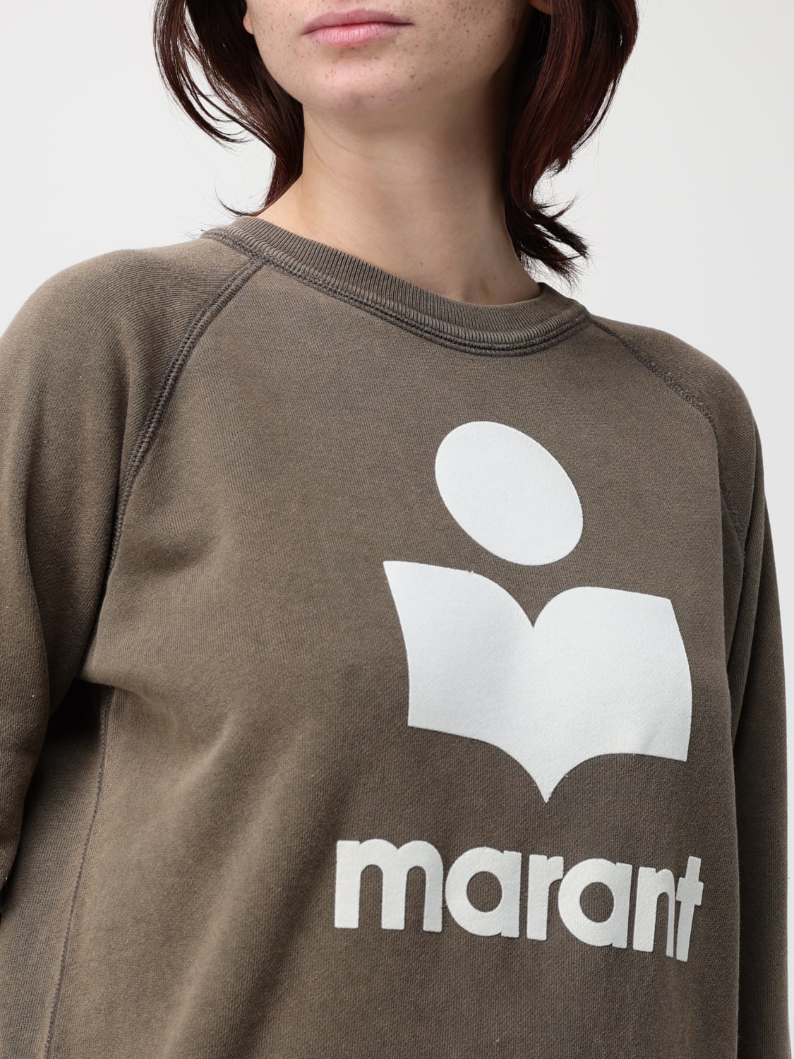 ISABEL MARANT ETOILE SWEAT-SHIRT: Pull femme Isabel Marant Etoile, Marron - Img 4