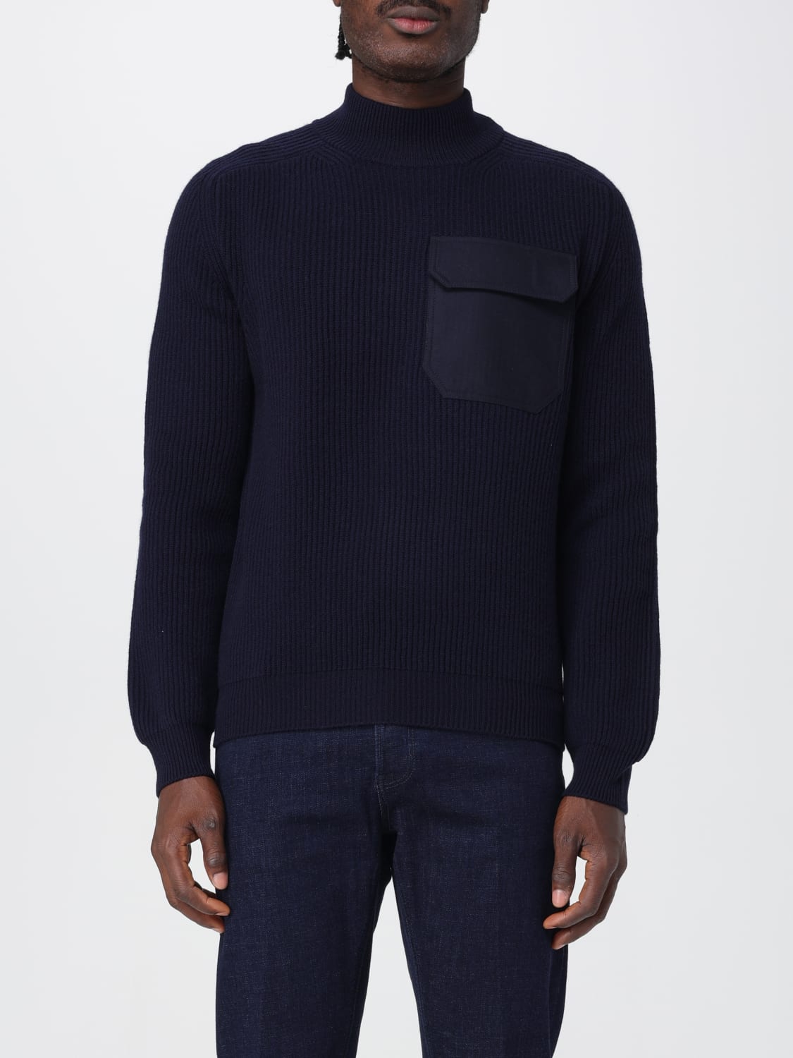 DONDUP PULLOVER: Pullover herren Dondup, Blau - Img 1