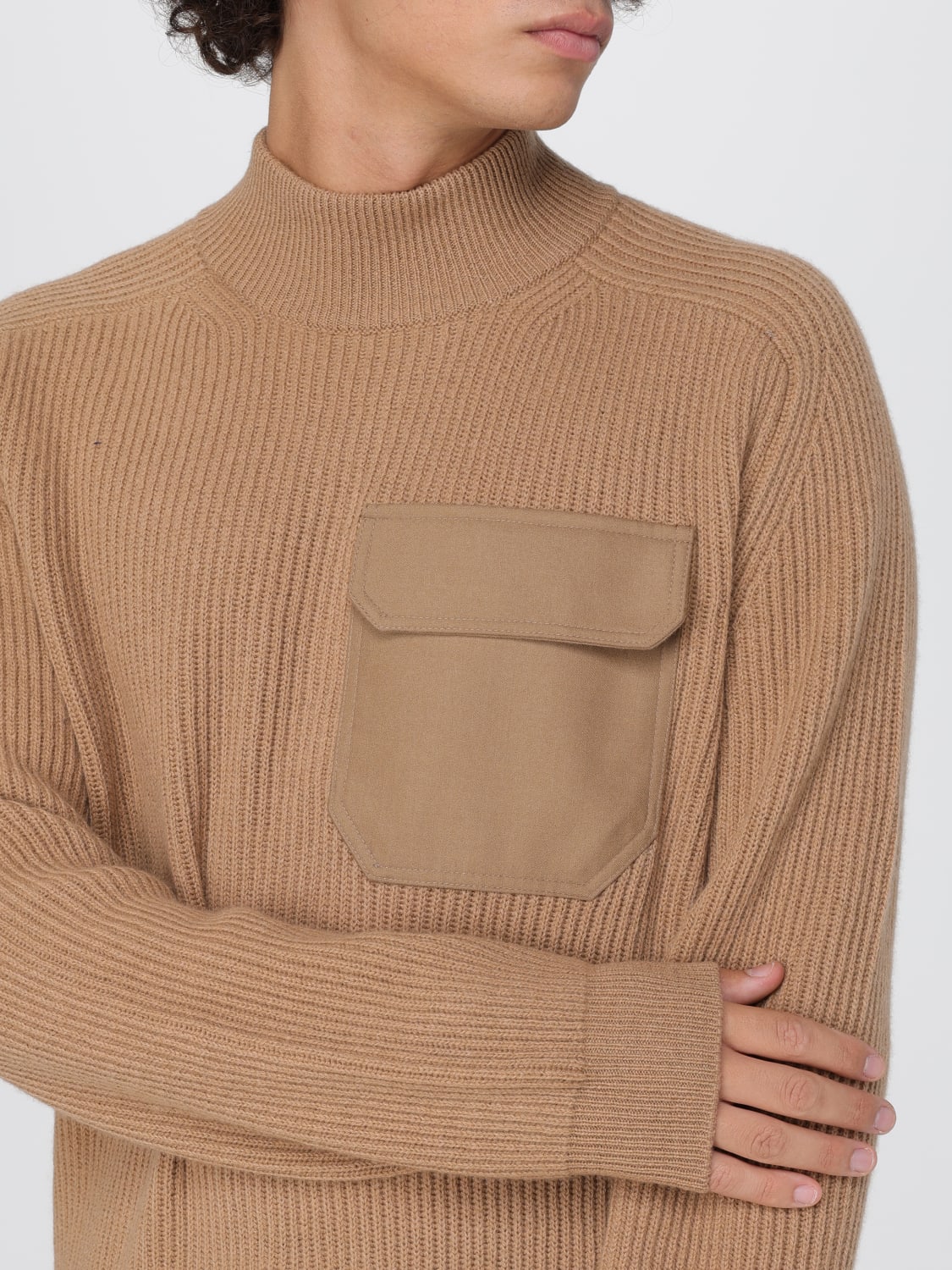 DONDUP PULLOVER: Pullover herren Dondup, Beige - Img 3