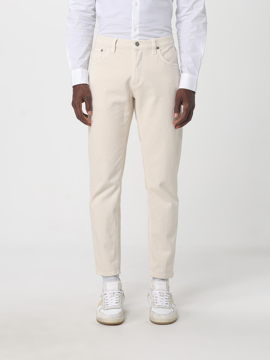 DONDUP JEANS: Jeans men Dondup, Cream - Img 1