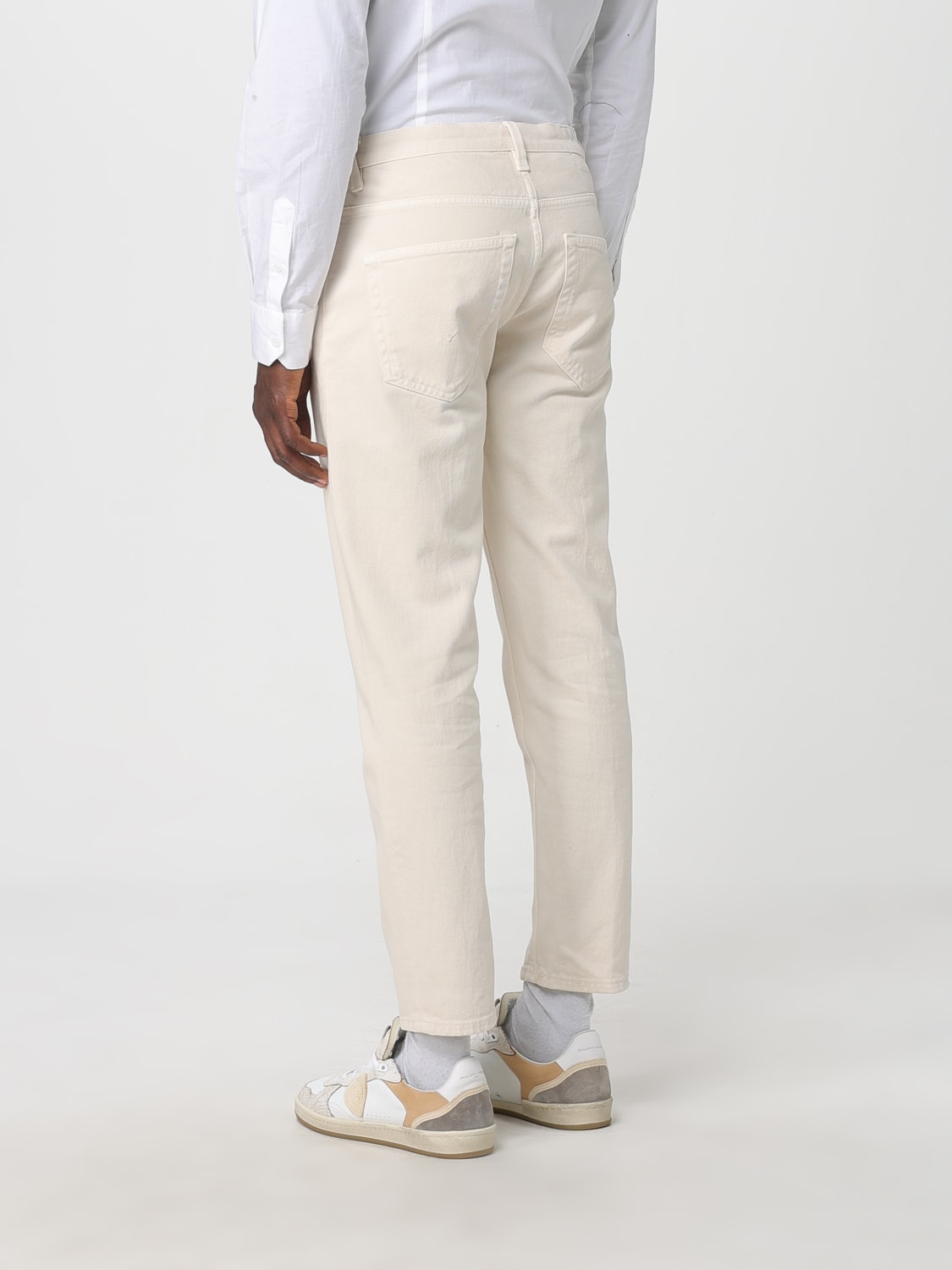 DONDUP JEANS: Jeans men Dondup, Cream - Img 2