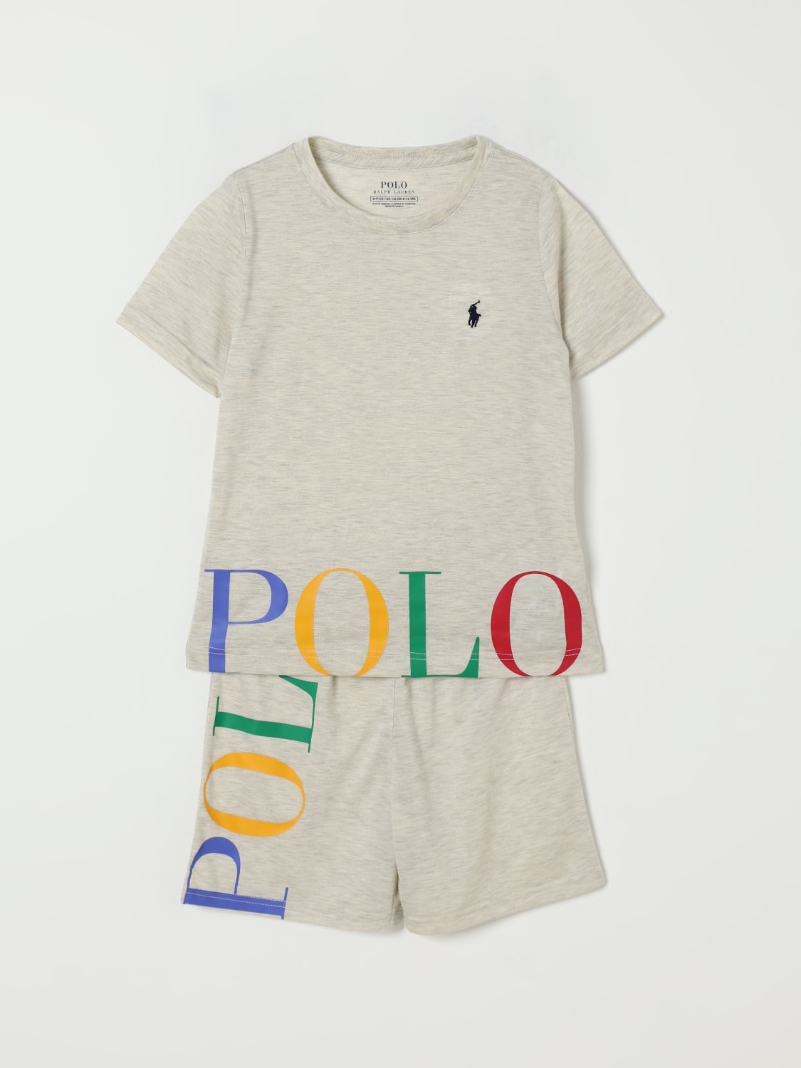 POLO RALPH LAUREN CLOTHING SET: Tracksuit kids Polo Ralph Lauren, Grey - Img 1