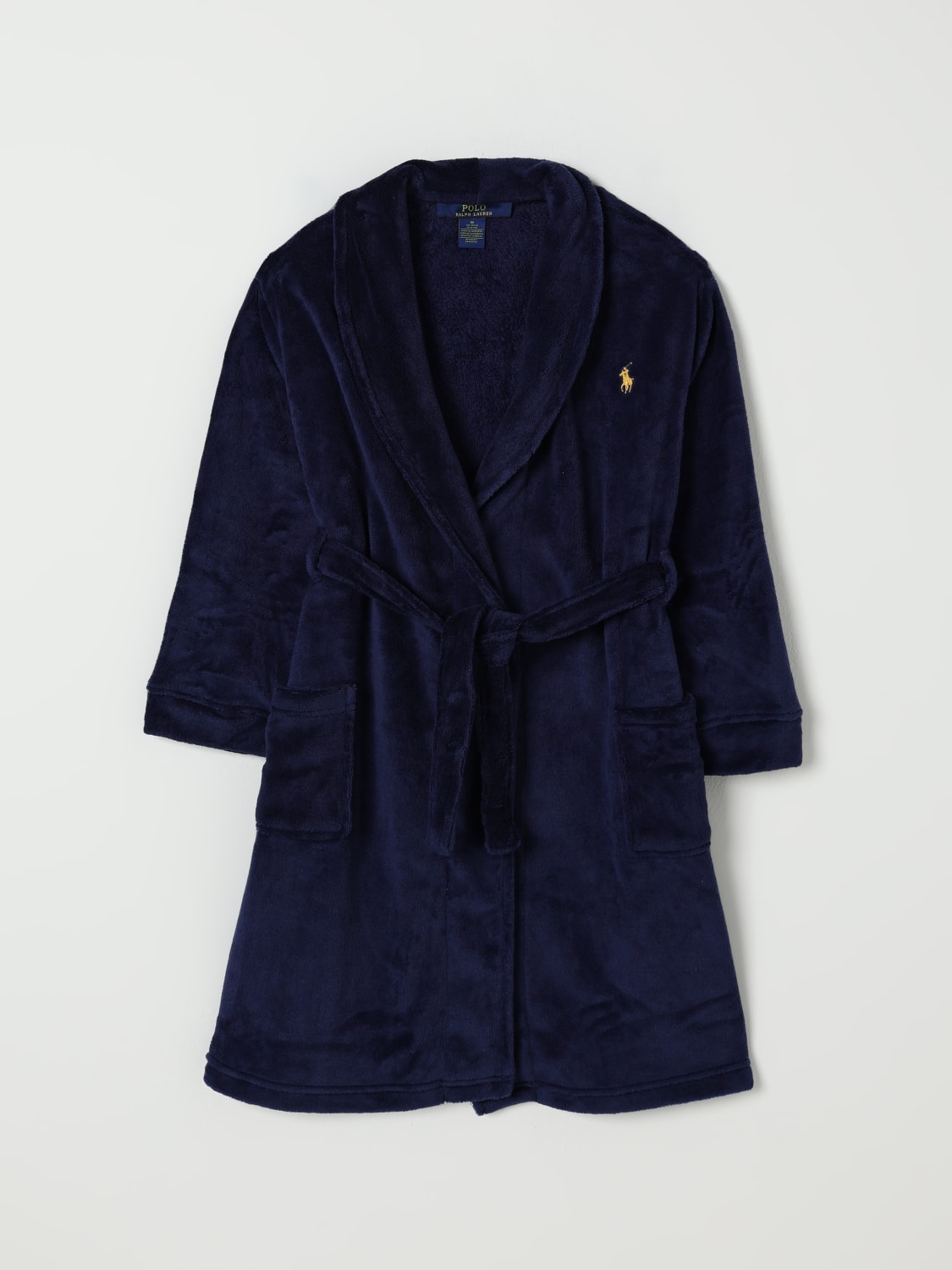 POLO RALPH LAUREN BATHROBE: Blazer kids Polo Ralph Lauren, Blue - Img 1