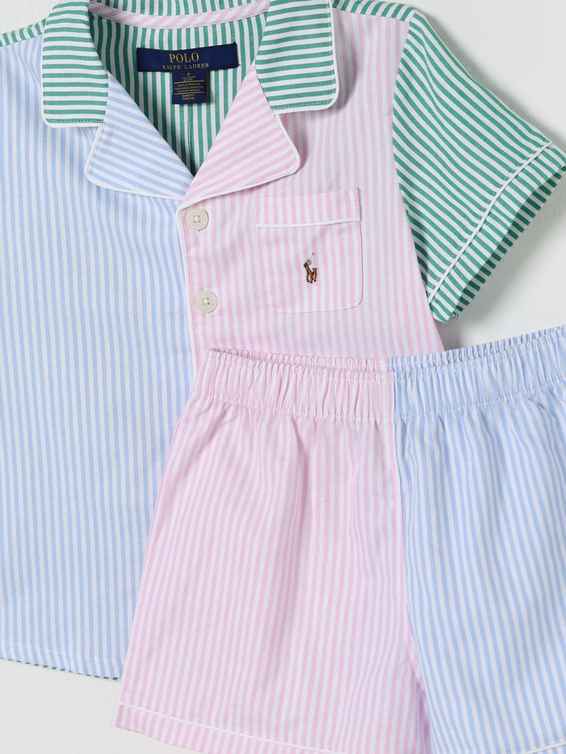 POLO RALPH LAUREN ENSEMBLE: Pyjama enfant Polo Ralph Lauren, Multicolore - Img 3