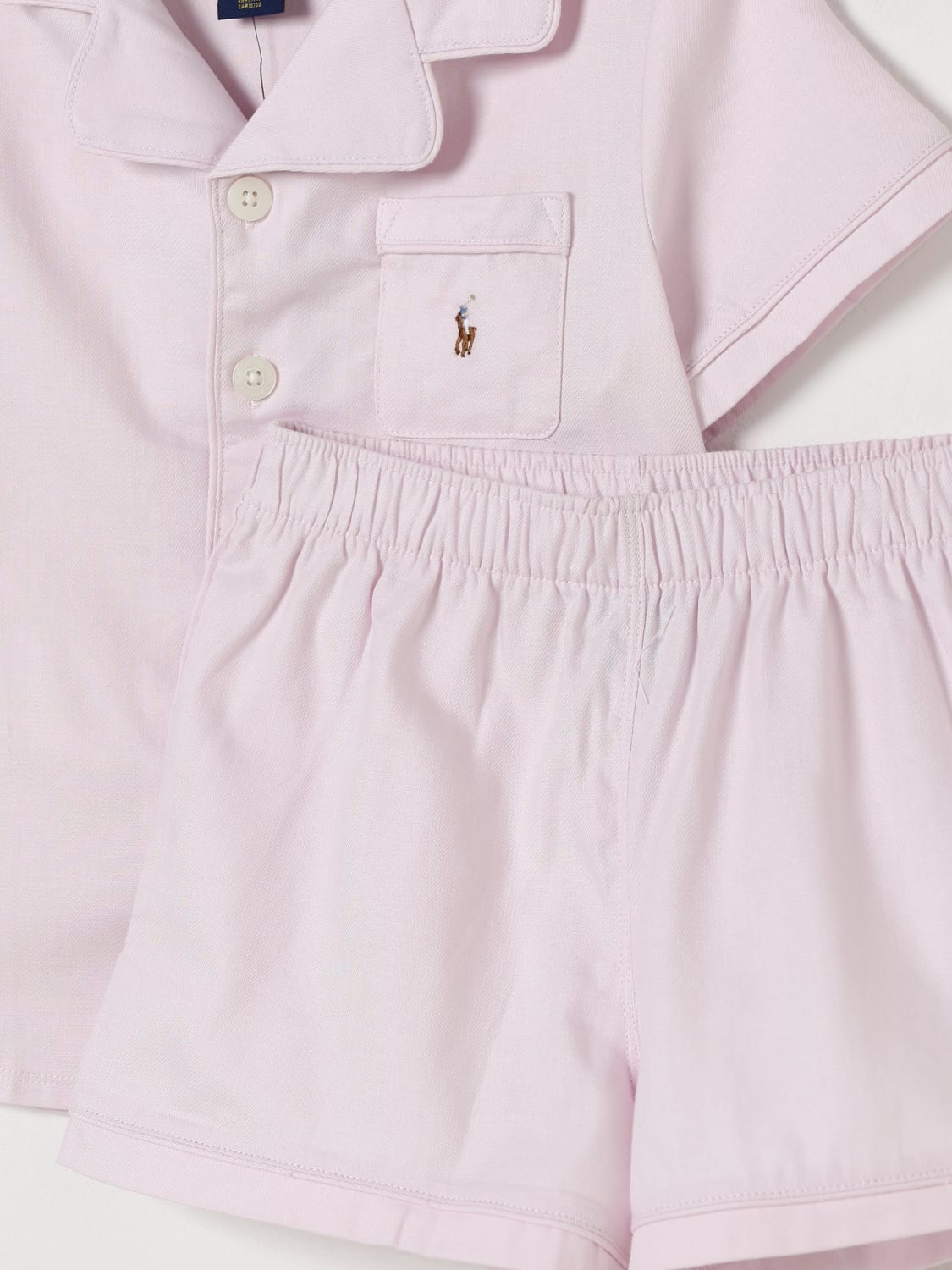 POLO RALPH LAUREN ENSEMBLE: Pyjama enfant Polo Ralph Lauren, Rose - Img 3