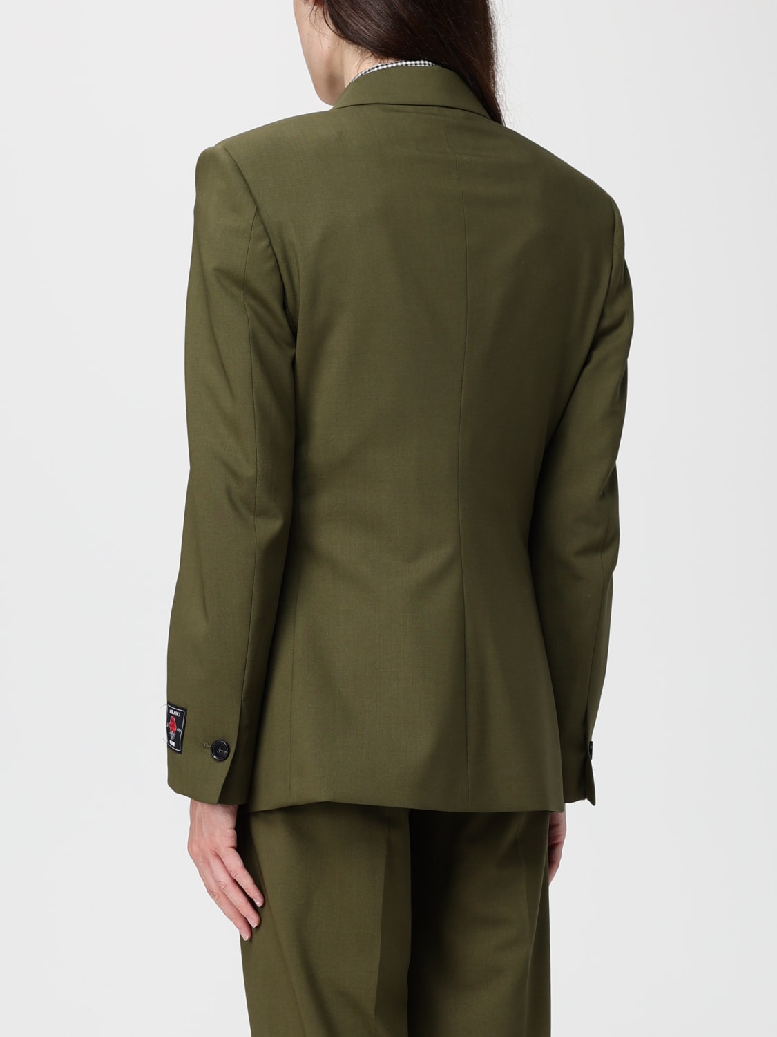 MSGM VESTE: Blazer femme MSGM, Vert - Img 3