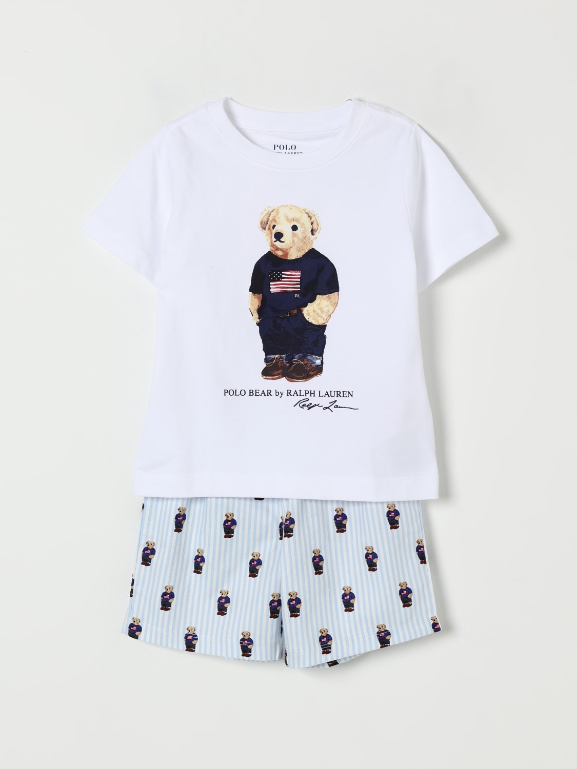 POLO RALPH LAUREN CONJUNTO: Monoo niños Polo Ralph Lauren, Blanco - Img 1