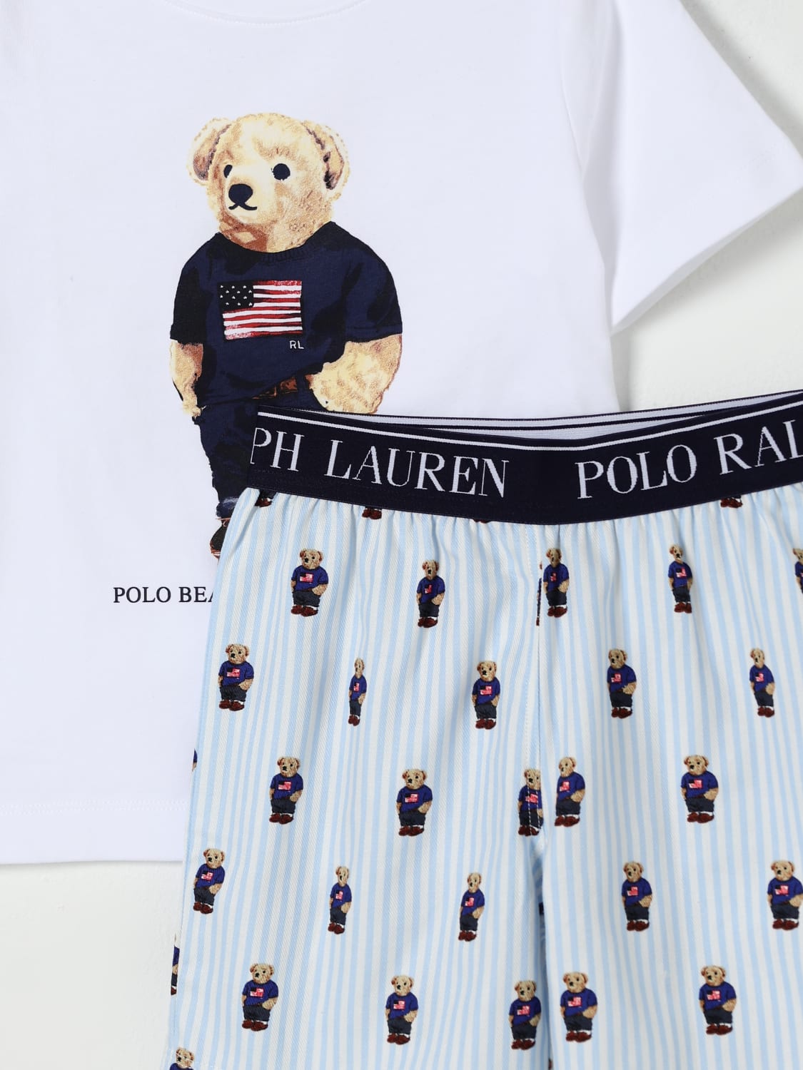 POLO RALPH LAUREN CONJUNTO: Monoo niños Polo Ralph Lauren, Blanco - Img 3