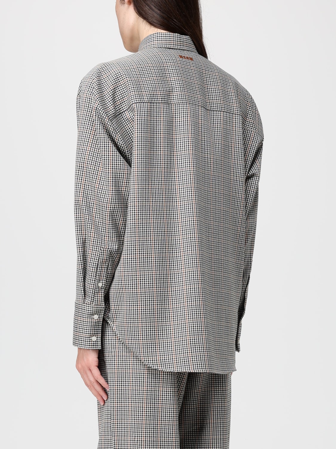 MSGM HEMDBLUSE: Hemdbluse damen MSGM, Weiß - Img 3