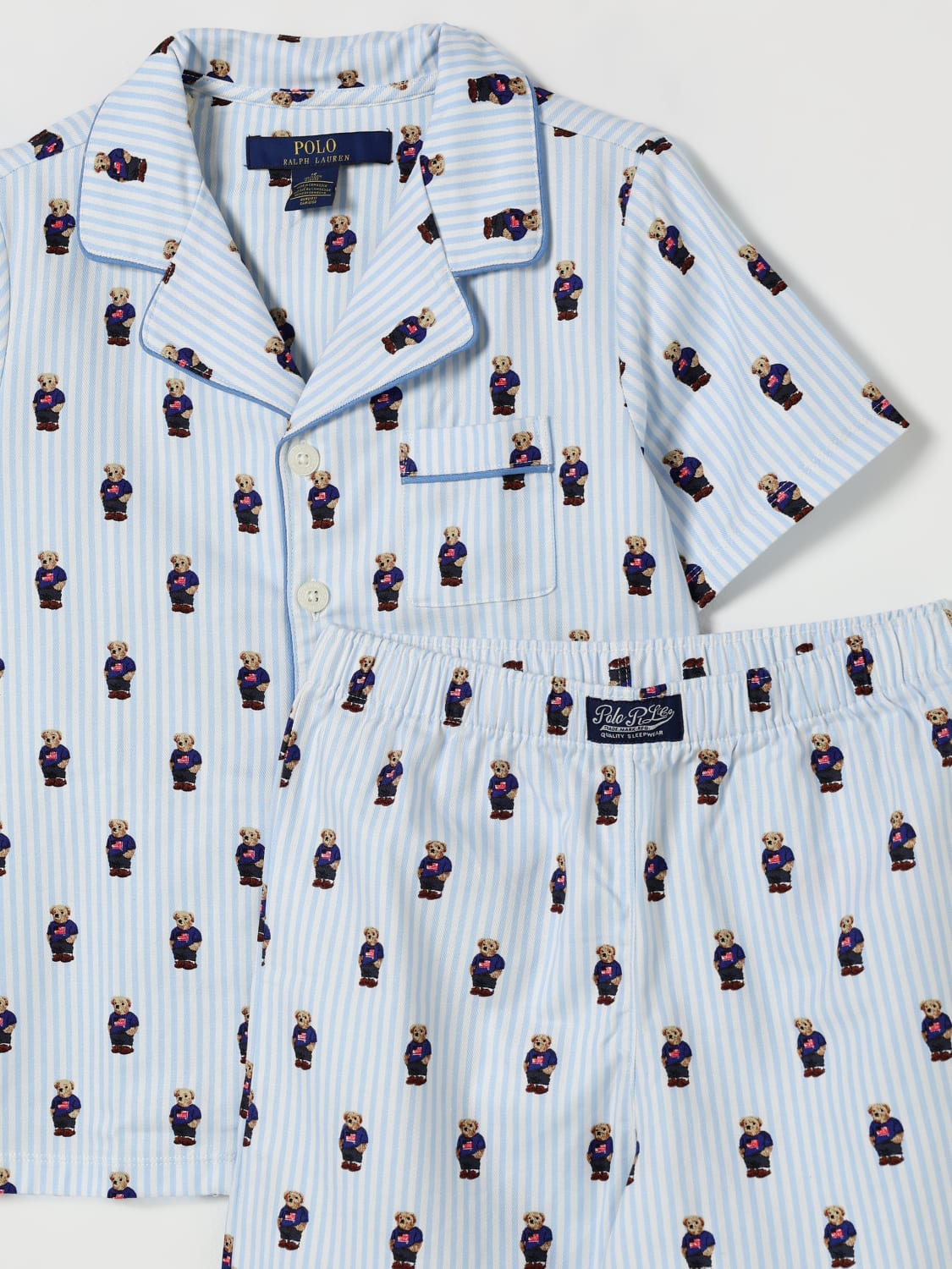 POLO RALPH LAUREN CONJUNTO: Pijama niños Polo Ralph Lauren, Cielo - Img 3