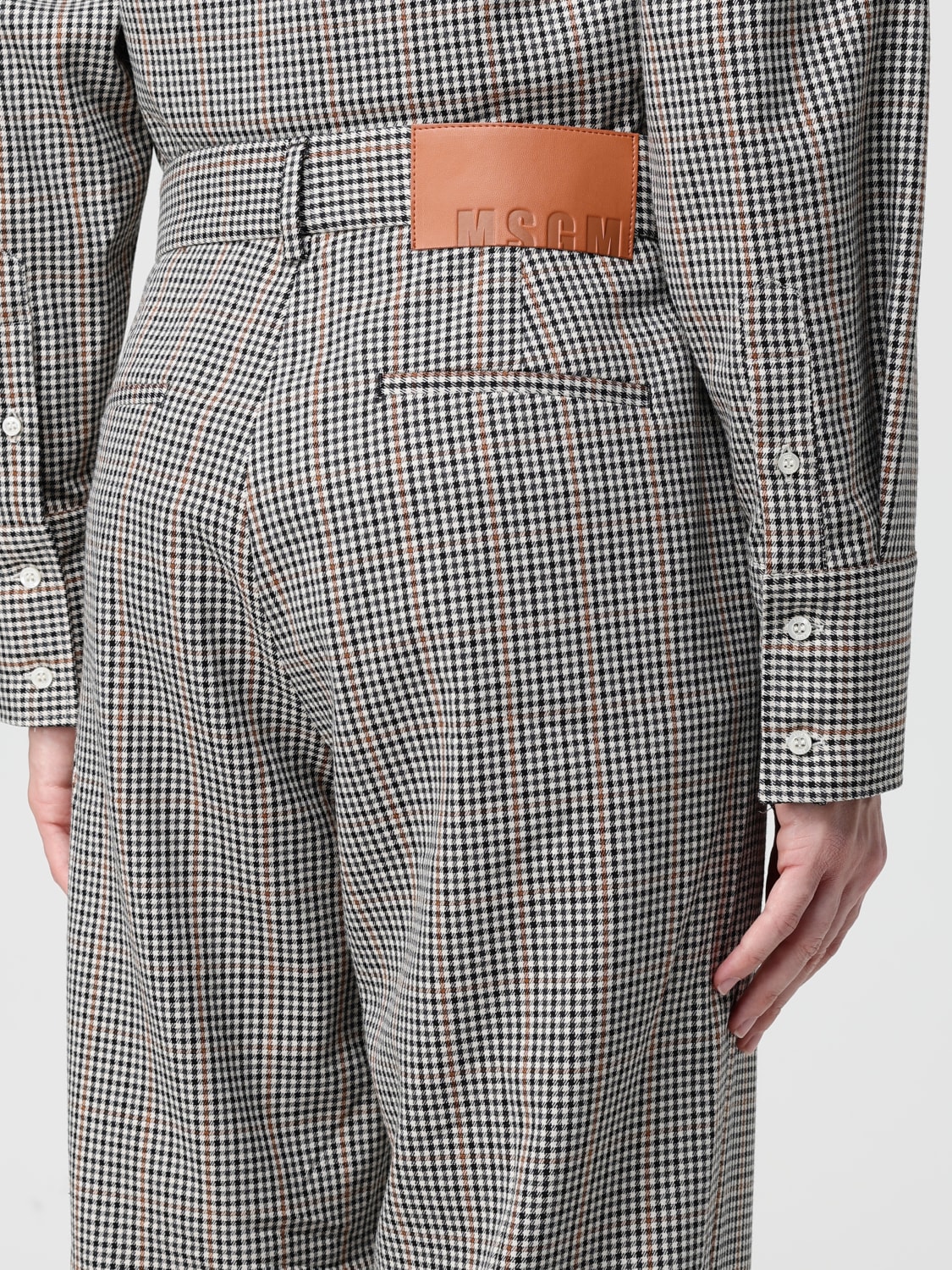 MSGM PANTS: Pants woman MSGM, White - Img 4