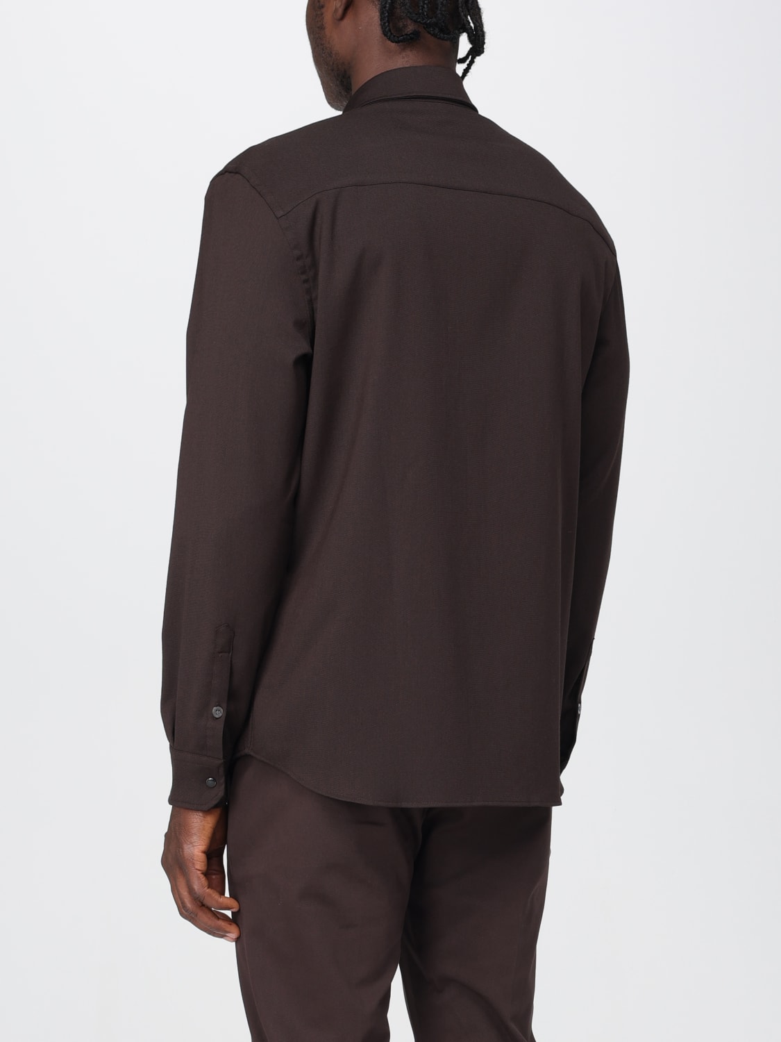 DONDUP SHIRT: Shirt men Dondup, Brown - Img 2
