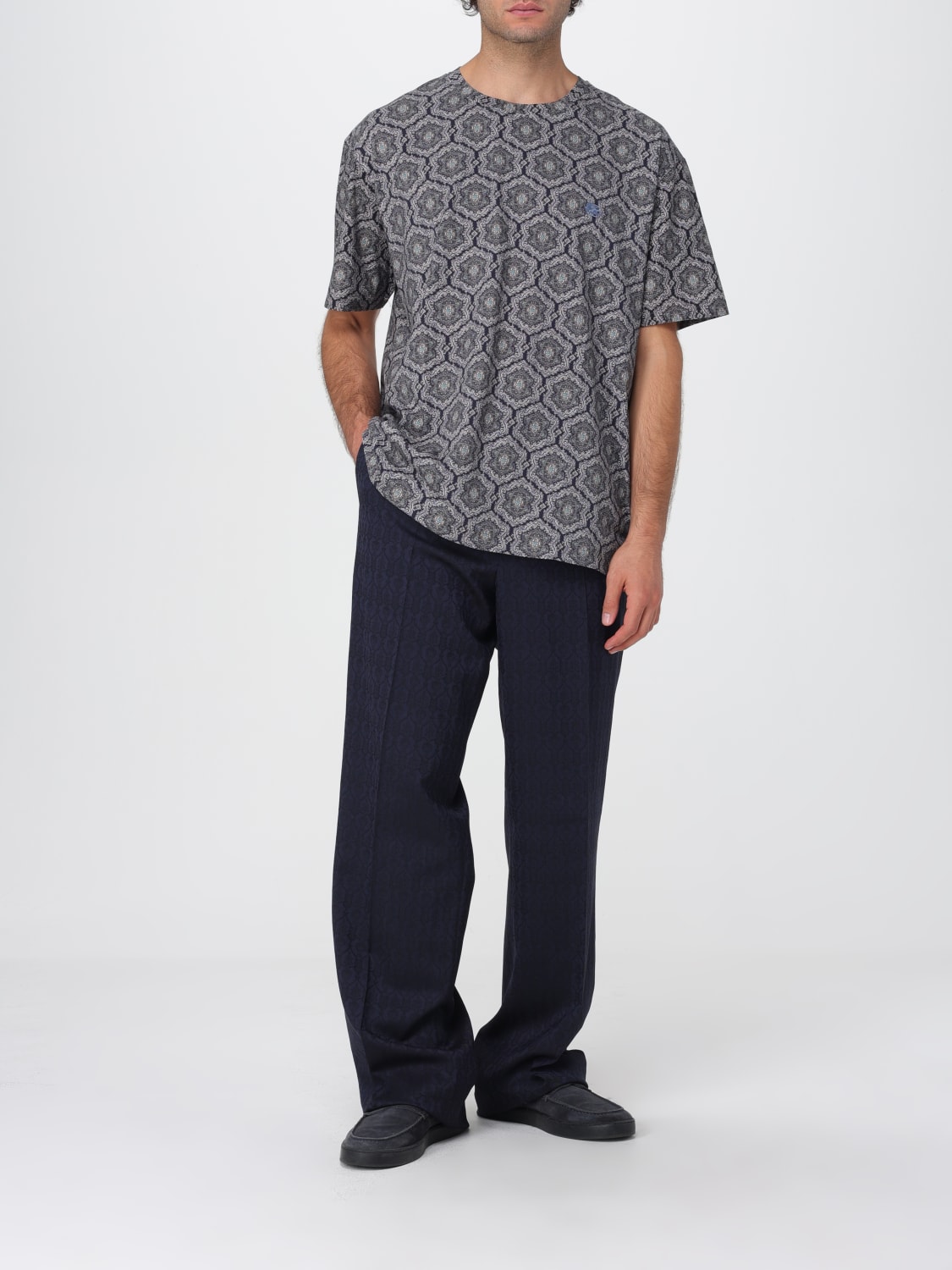 ETRO T-SHIRT: T-shirt men Etro, Blue - Img 2