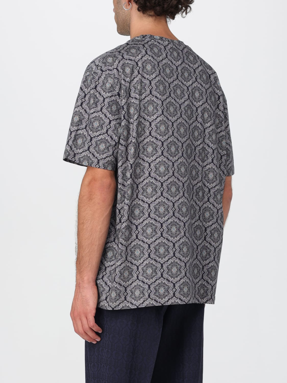 ETRO T-SHIRT: T-shirt men Etro, Blue - Img 3