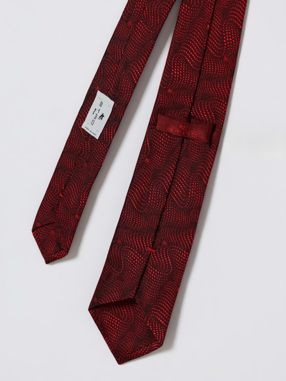 ETRO TIE: Tie men Etro, Red - Img 2