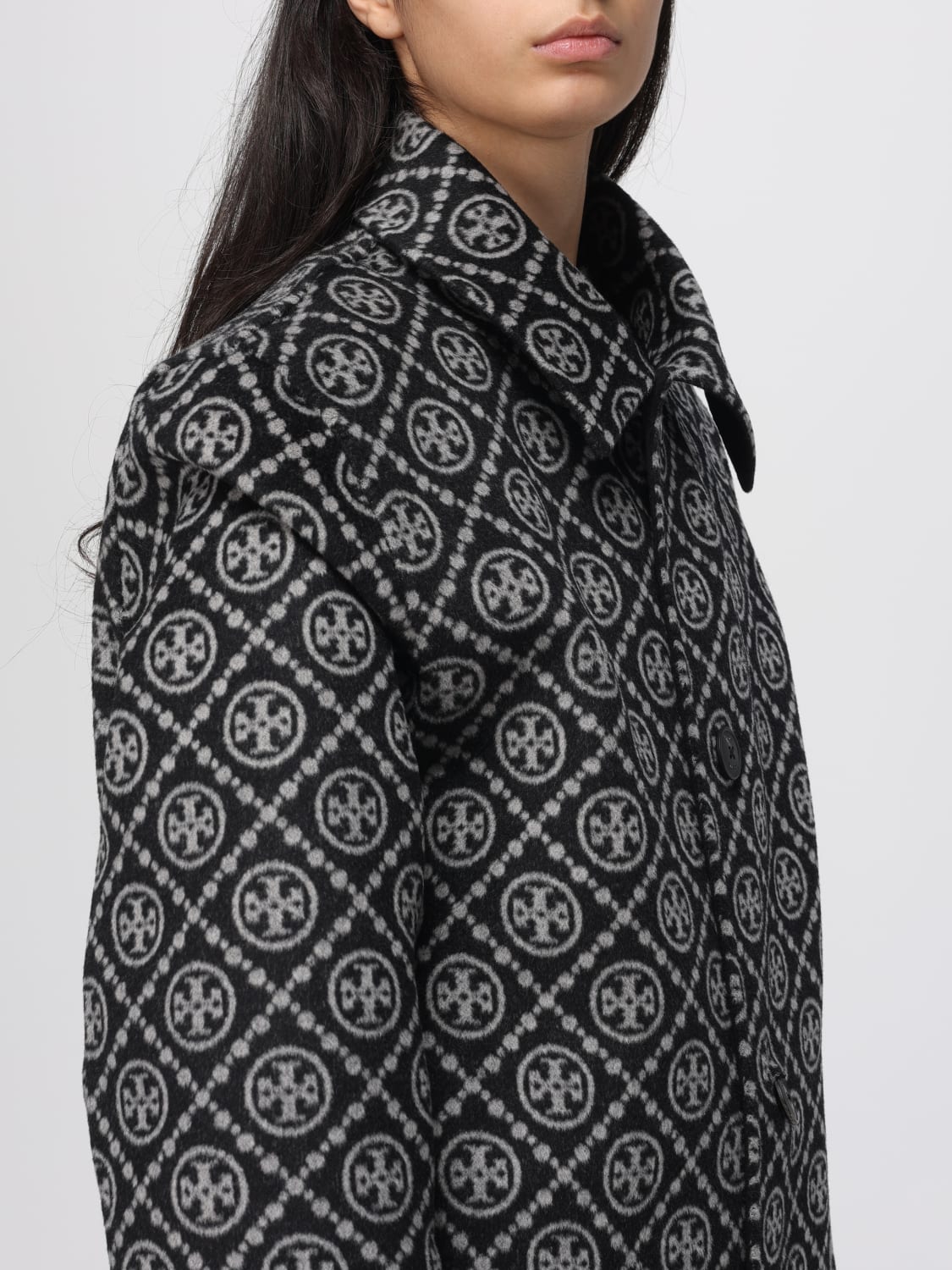 TORY BURCH MANTEL: Mantel damen Tory Burch, Schwarz - Img 4