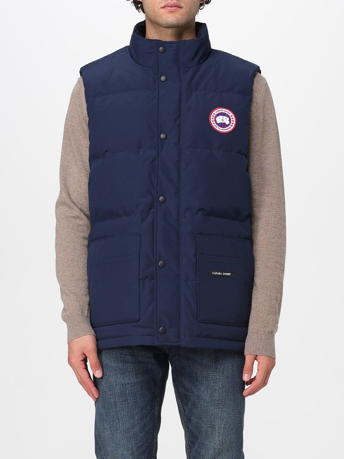 CANADA GOOSE SUIT VEST: Jacket men Canada Goose, Navy - Img 1