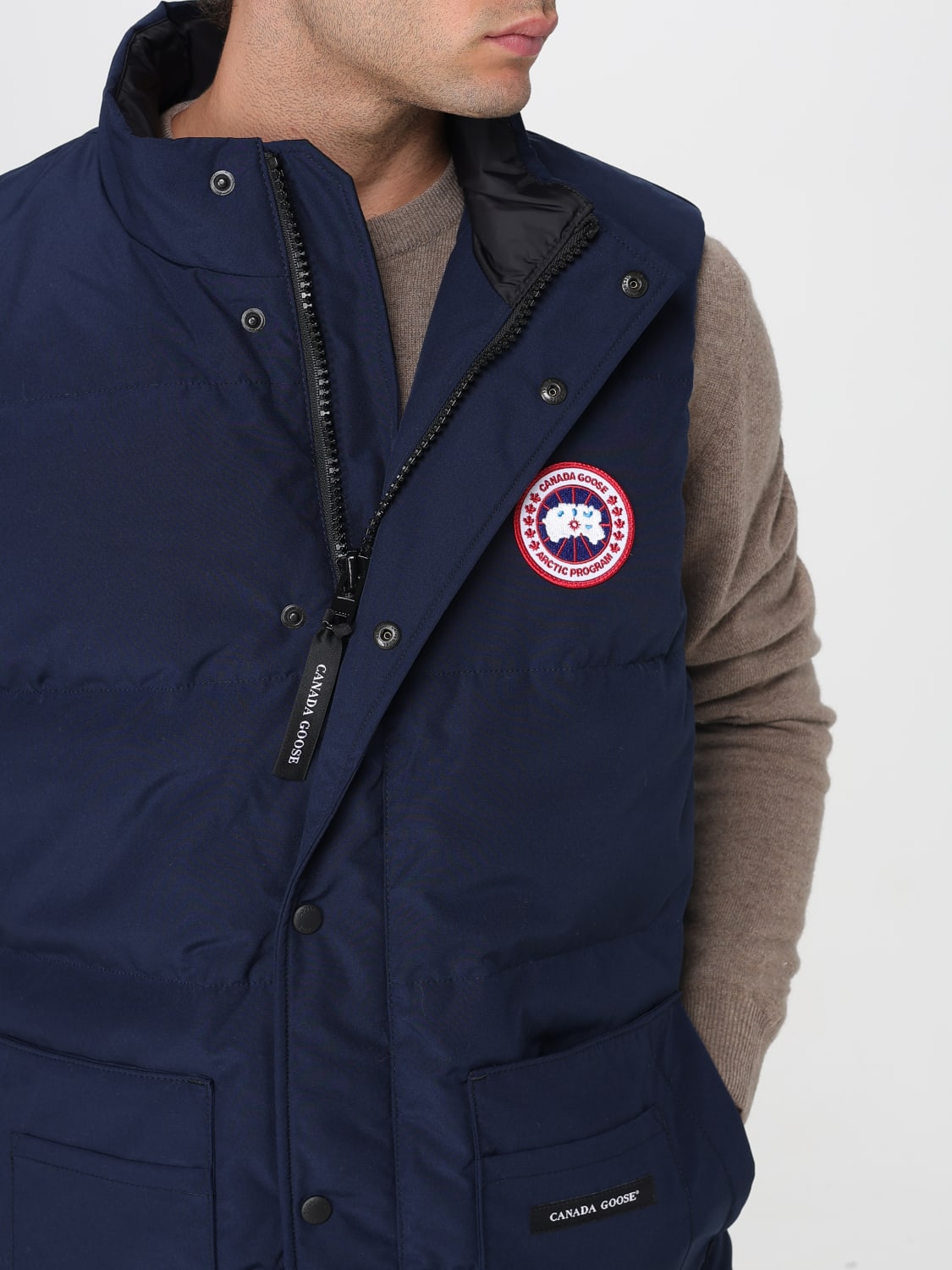 CANADA GOOSE SUIT VEST: Jacket men Canada Goose, Navy - Img 4