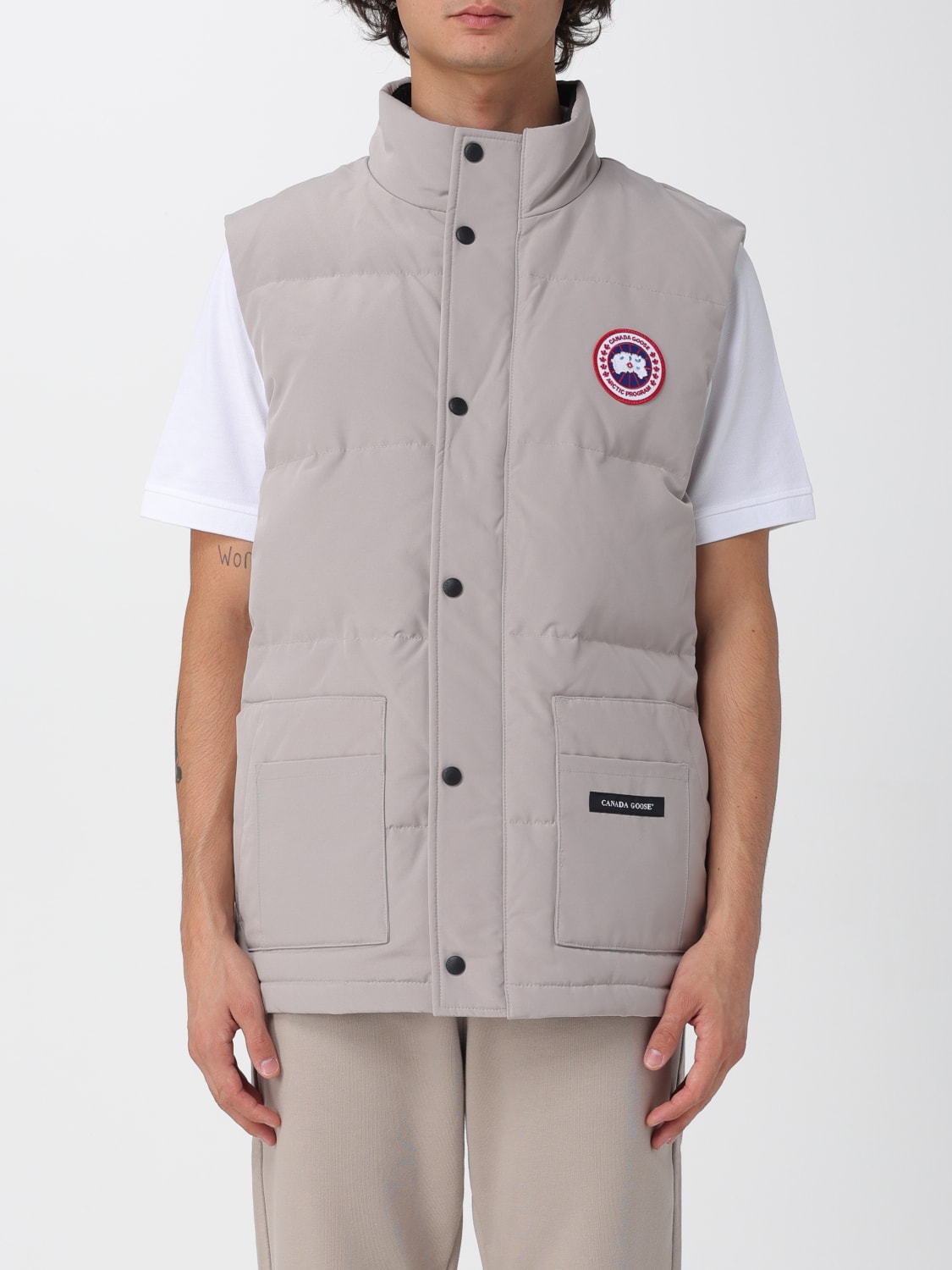 CANADA GOOSE SUIT VEST: Jacket men Canada Goose, Grey 1 - Img 1