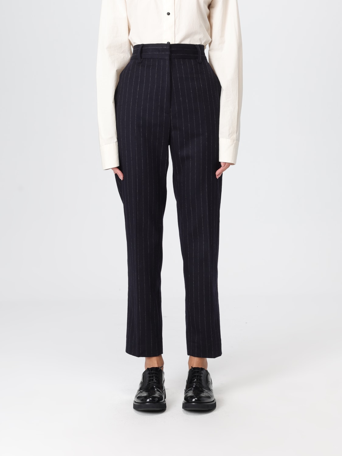 BARENA PANTS: Pants woman Barena, Navy - Img 1