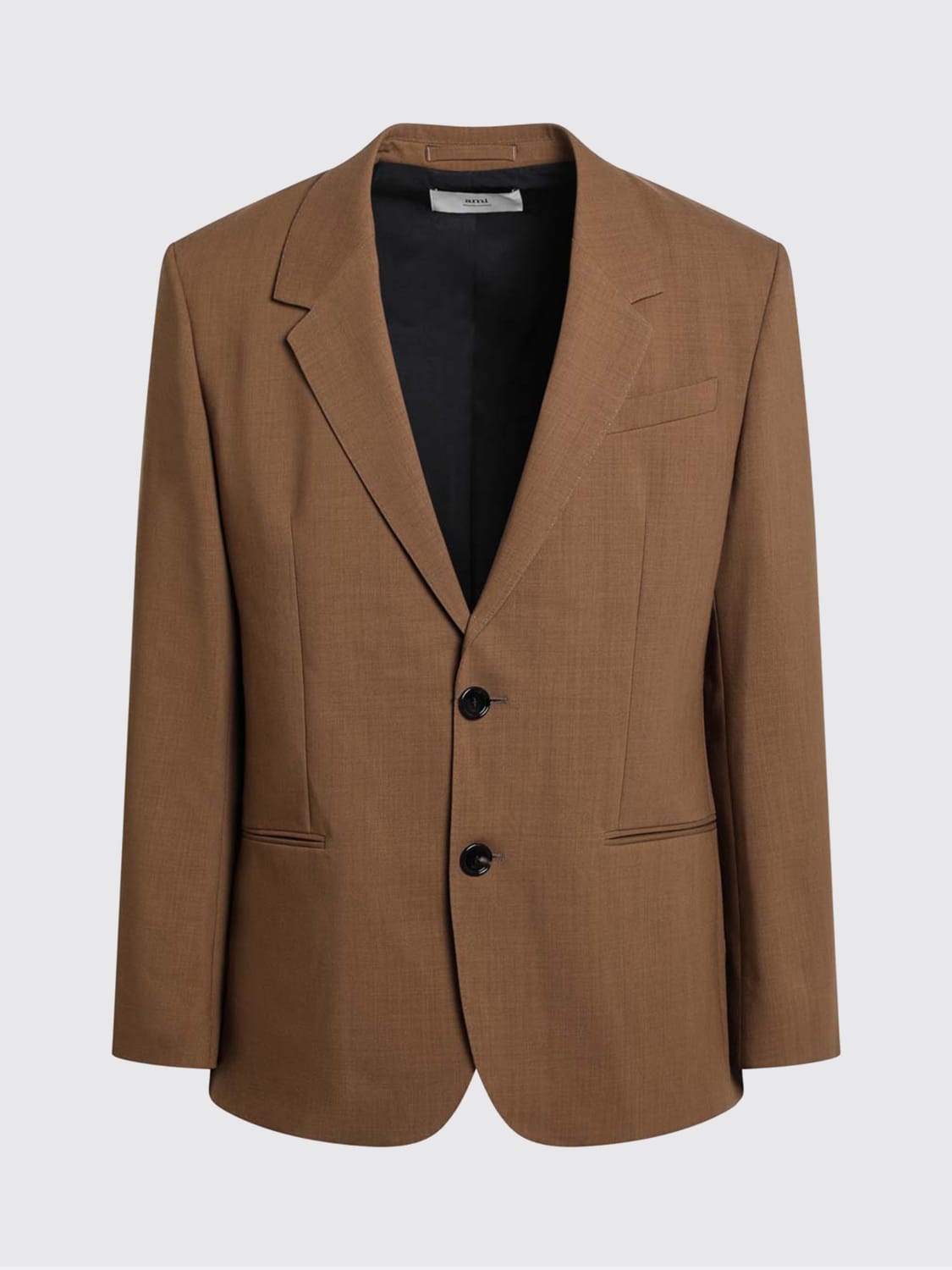 AMI PARIS JACKET: Jacket men Ami Paris, Brown - Img 1