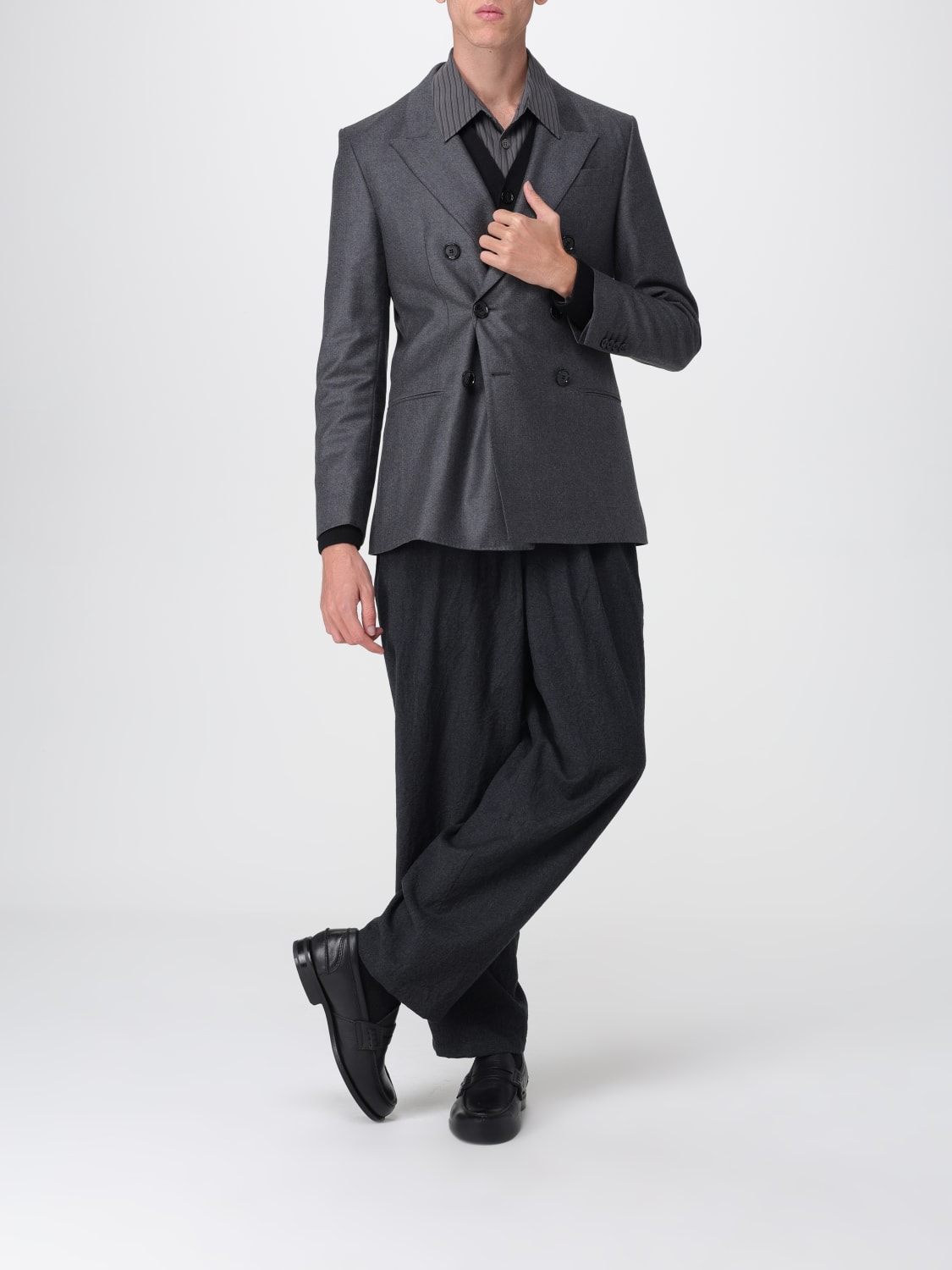 AMI PARIS VESTE: Veste homme Ami Paris, Anthracite - Img 2