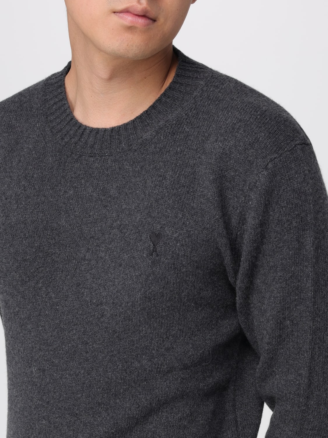 AMI PARIS СВИТЕР: Свитер Мужское Ami Paris, Черный - Img 3