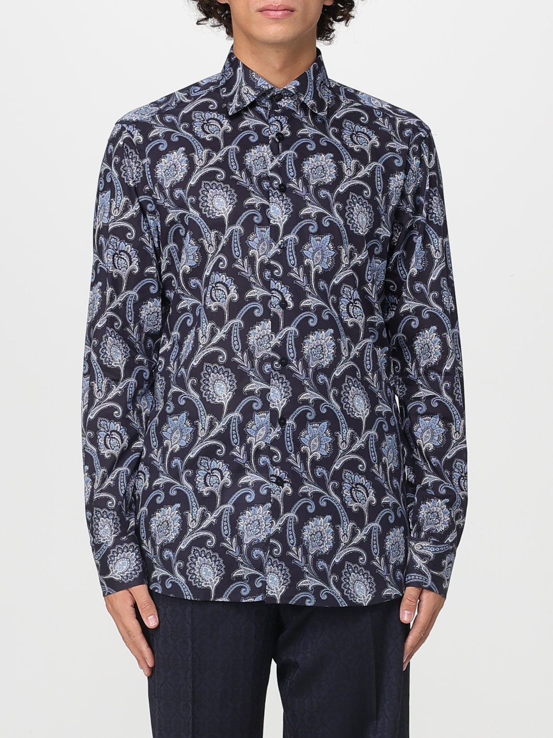 ETRO SHIRT: Shirt men Etro, Blue - Img 1